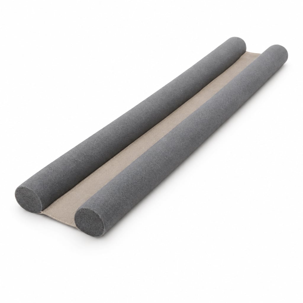 Twin Door Draft Stopper