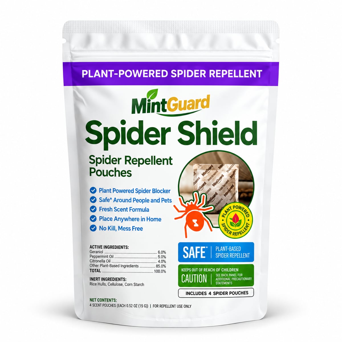 SpiderShield Spider Repellent Pouches